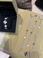 [??MIRA?¡¥] 25 NEW CLOVER 15 MOTIFS PURPLE CHALCEDONY