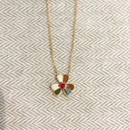 ??MIRA?¡¥FRIVOLE GOLD FLOWER NECKLACE