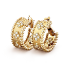 ??MIRA?¡¥PERLEE DIAMOND EARRINGS