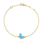 ??MIRA?¡¥BUTTERFLY TURQUOISE BUTTERFLY BRACELET