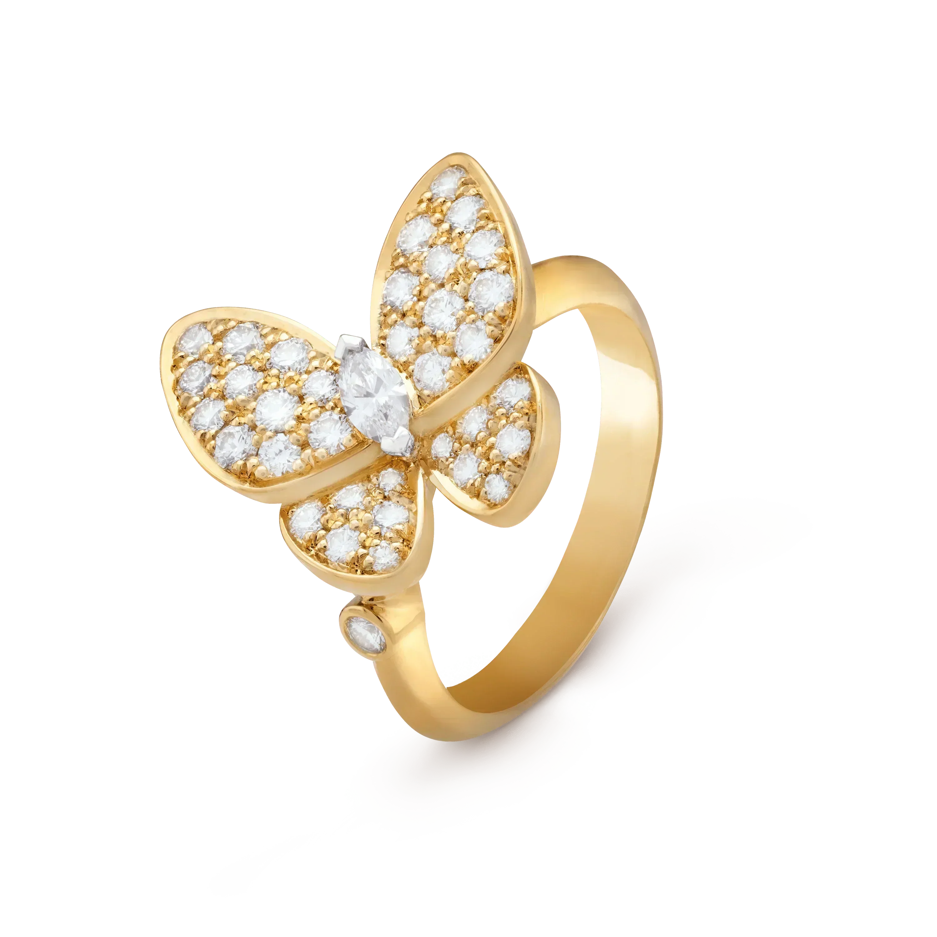 ??MIRA?¡¥BUTTERFLY DIAMOND RING