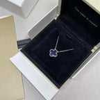 ??MIRA?¡¥CLOVER 15MM PIETERSITE NECKLACE SILVER